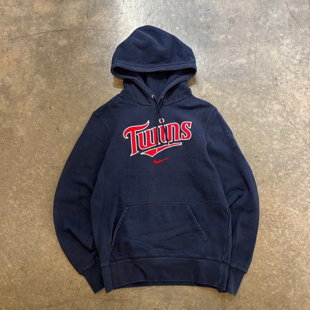 Y2K Minnesota Twins Nike Center Swoosh Hoodie MLB Genuine Merchandise